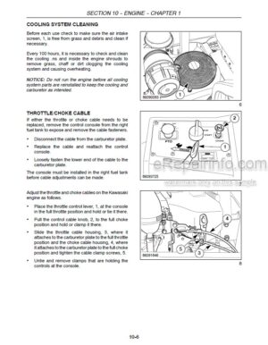 Photo 7 - New Holland G5030 G5035 Service Manual Mower 84218042