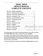 Photo 4 - New Holland G6030 G6035 Service Manual Commercial Front Mower 84203602