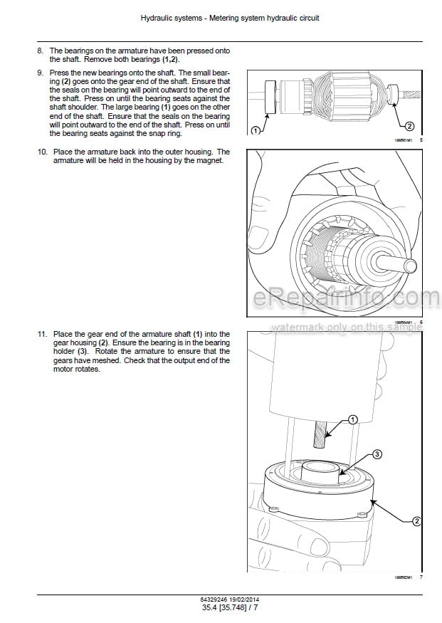Photo 1 - New Holland P1030 P1040 P1050 P1060 Service Manual Air Cart 84329246