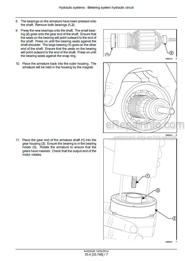 Photo 1 - New Holland P1030 P1040 P1050 P1060 Service Manual Air Cart 84329246