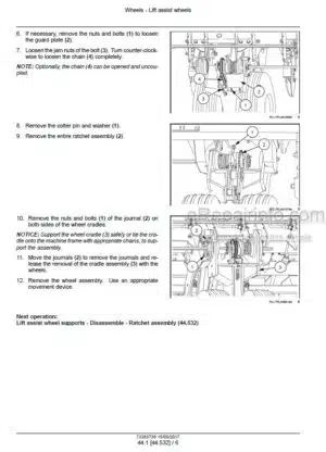 Photo 1 - New Holland PL6011 PL6013 PL6015 PL6017 PL6019 PL6024 PL6028 PL6032 PL6036 Service Manual Planter 73383738