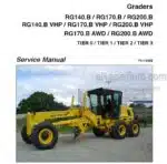 Photo 5 - New Holland RG140.B RG170.B RG200.B RG140.B VHP RG170.B VHP RG200.B VHP RG170.B AWD RG200.B AWD Service Manual Grader 71114389