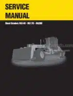 Photo 4 - New Holland RG140 RG170 RG200 Service Manual Road Grader 75131011