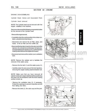 Photo 8 - New Holland E30B Tier 3 Service Manual Compact Hydraulic Excavator S5HW0040E01