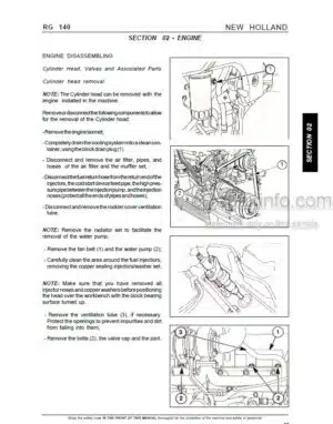 Photo 7 - New Holland E33C Tier IV Final Service Manual Mini Excavator