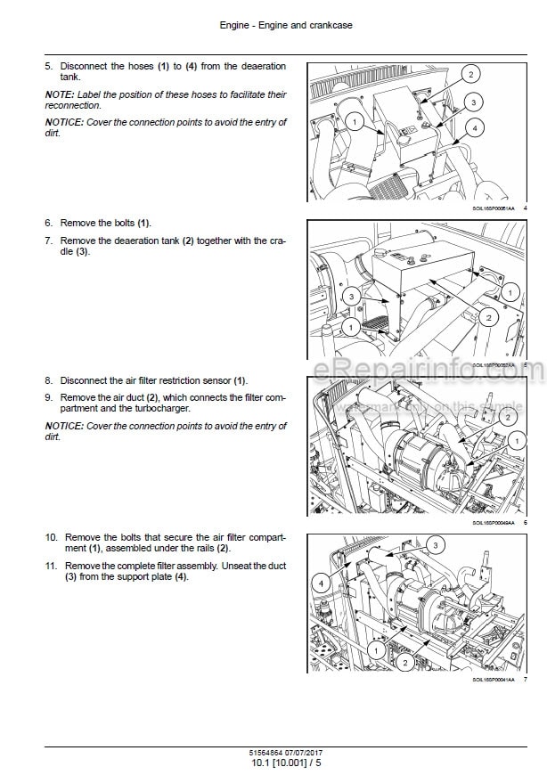 Photo 1 - New Holland SP2500 Tier 3 Service Manual Defensor 51564864