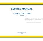 Photo 5 - New Holland T3.60F T3.70F T3.80F Service Manual Tractor