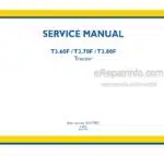Photo 5 - New Holland T3.60F T3.70F T3.80F Service Manual Tractor