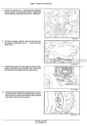 Photo 2 - New Holland T3.60F T3.70F T3.80F Service Manual Tractor