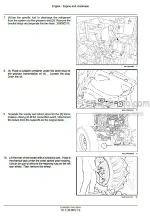 Photo 8 - New Holland 9090X Tier 4B Service Manual Grape Harvester 51617596