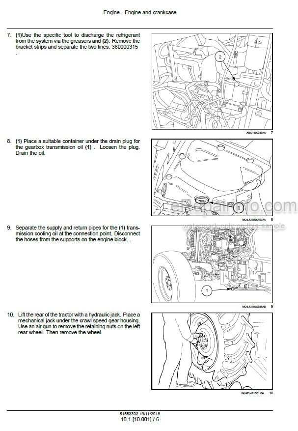 Photo 1 - New Holland T3.60F T3.70F T3.80F Service Manual Tractor