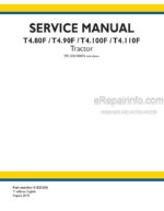 Photo 5 - New Holland T4.80F T4.90F T4.100F T4.110F Service Manual Tractor 51523354
