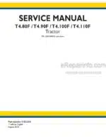Photo 5 - New Holland T4.80F T4.90F T4.100F T4.110F Service Manual Tractor 51523354