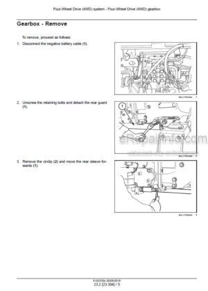 Photo 8 - New Holland T4.80F T4.90F T4.100F T4.110F Service Manual Tractor 51523354