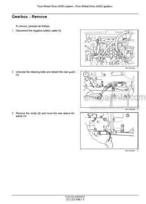 Photo 9 - New Holland T4.80F T4.90F T4.100F T4.110F Service Manual Tractor 51523354