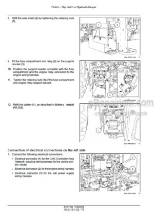 Photo 7 - New Holland T5.100 T5.110 T5.120 Electro Command Service Manual Tractor 51487926