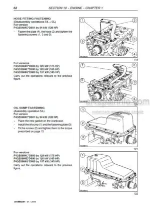 Photo 7 - New Holland VN2080 Repair Manual Grape Harvester 87613091A