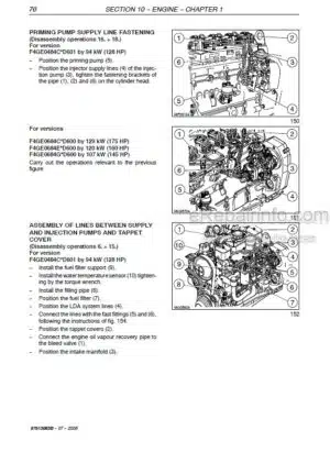 Photo 2 - New Holland VL5090 6040 3090 6050 VM4090 VN2090 VL6060 6070 6080 6090 Repair Manual Grape Harvester 87613083B