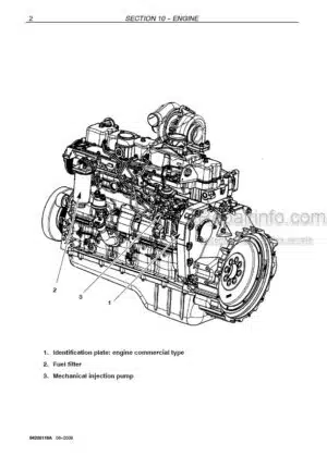 Photo 8 - New Holland VM3080 VL5060 VL5070 VL5080 Repair Manual Grape Harvester 87613077B