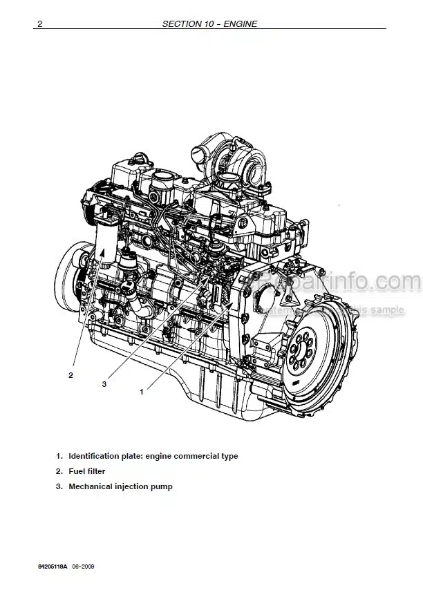 Photo 1 - New Holland VN2080 Service Manual Grape Harvester 84205118A