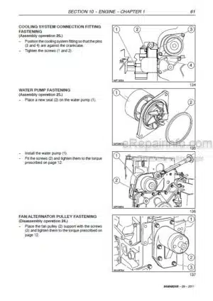 Photo 7 - New Holland VX7090 Service Manual Grape Harvester 84404824B