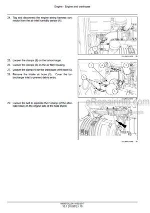Photo 10 - New Holland W110D Stage IV Service Manual Wheel Loader 48083725