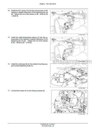 Photo 7 - New Holland F4GE0484G F4GE0454C Repair Manual Engine 6036711100