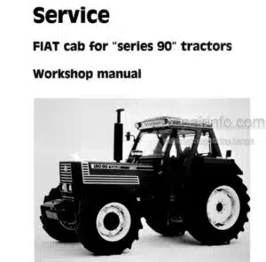 Photo 6 - Fiat Series 90 Workshop Manual Cab For Tractor 06910085