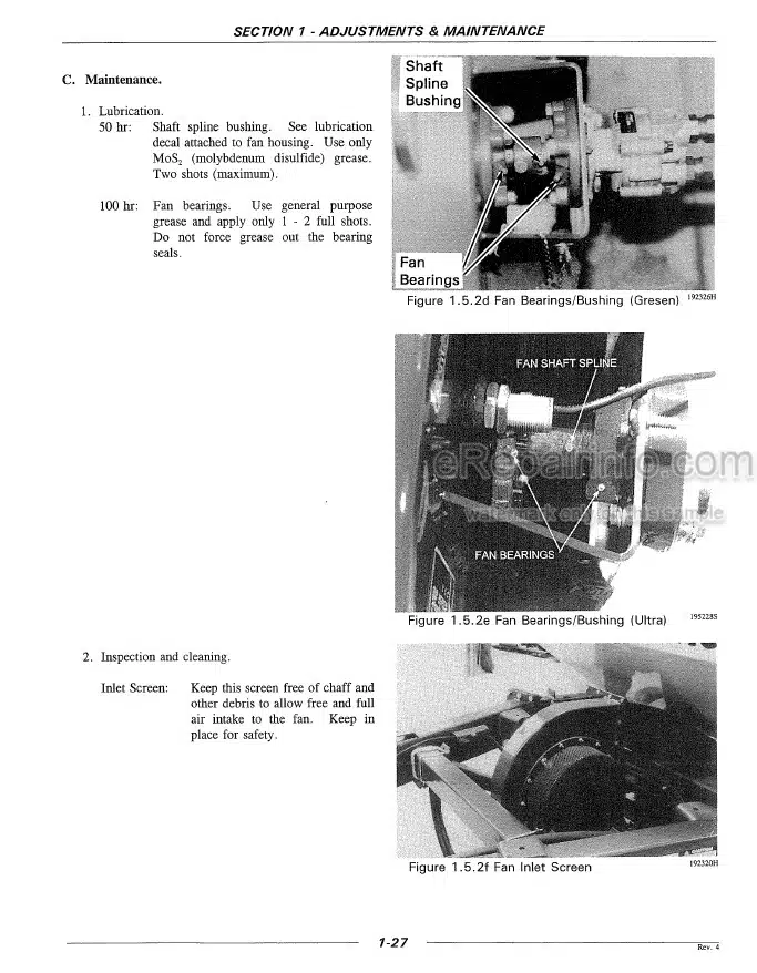 Photo 1 - Flexi Coil 20 Series Service Manual Seed Carts GH-003.4