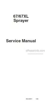 Photo 3 - Flexi Coil 67 67XL Service Manual Sprayer SQ-044V1