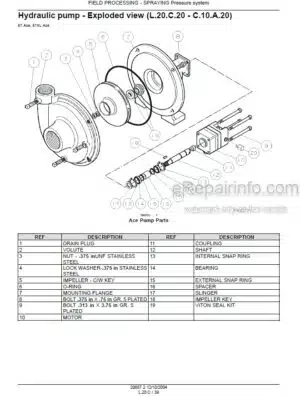 Photo 3 - Flexi Coil 67 67XL Service Manual Sprayer SQ-044V1