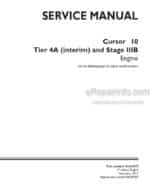 Photo 4 - CNH Cursor 10 Tier 4A Interim Stage IIIB Service Manual Engine 51421979