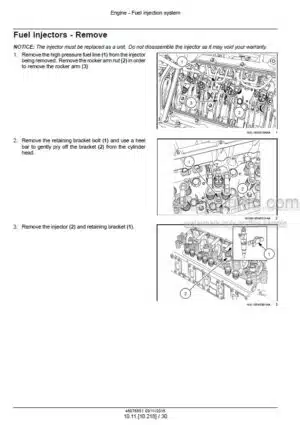 Photo 1 - CNH Cursor 9 Tier 4B Final Stage IV Service Manual Engine 48076851