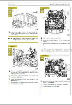 Photo 5 - CNH F5AE9484 F5AE9454 F5CE9484 F5CE9454 F5CE5454 Repair Manual Engine 87736548A