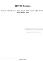 Photo 4 - Case 100JX 110JX 70JX 75JX 80JX 90JX Farmall Service Manual Compact Tractor 48012897