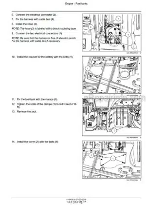 Photo 1 - Case 100 110 120 Luxxum Stage IV Service Manual Tractor 51543529