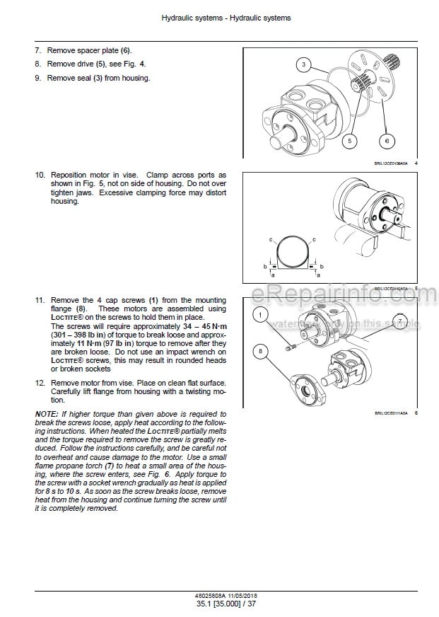 Photo 1 - Case 100 Coffee Express Service Manual Coffee Express Harvester 48025808A