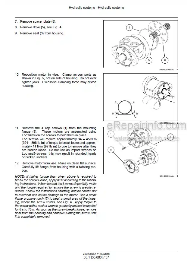 Photo 1 - Case 100 Coffee Express Service Manual Coffee Express Harvester 48025808A