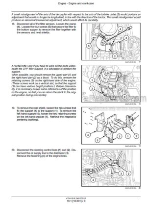 Photo 10 - Case 105U EP 115U EP Farmall Service Manual Tractor 47841818