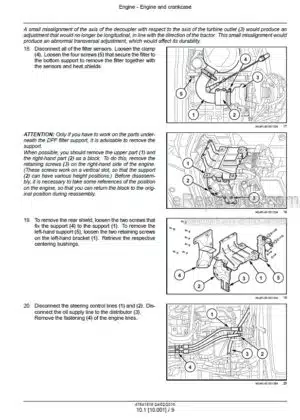 Photo 10 - Case 105U EP 115U EP Farmall Service Manual Tractor 47841818