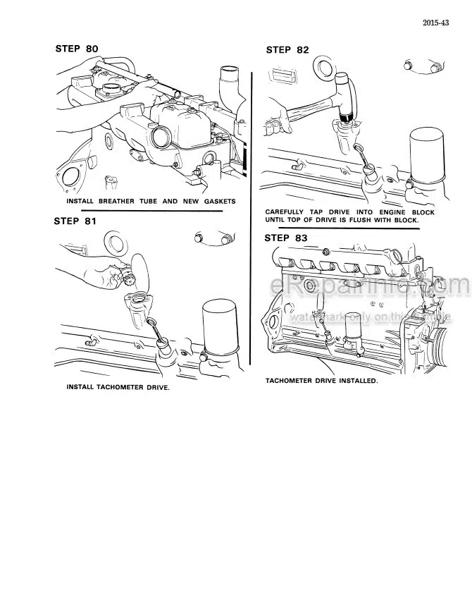 Photo 1 - Case 1090 1170 1175 Service Manual Tractor 9-79771R0