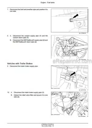 Photo 14 - Case 110EP 110 115EP 115 120EP 120 125EP 125 130EP 130 135EP 135 140EP 140 Maxxum Multicontroller CVT Tier 4A Service Manual Tractor 47665854