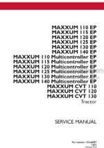 Photo 4 - Case 110ЕР 115EP 120EP 125EP 130EP 140EP 110 115 120 125 130 140 Maxxum CVT Multicontroller Service Manual Tractor 47665857