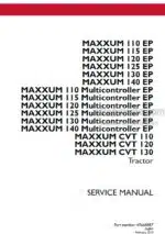 Photo 4 - Case 110ЕР 115EP 120EP 125EP 130EP 140EP 110 115 120 125 130 140 Maxxum CVT Multicontroller Service Manual Tractor 47665857