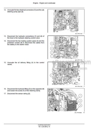Photo 11 - Case 110U 120U Farmall Service Manual Tractor 51487935