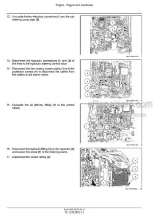 Photo 8 - Case 110U 120U Farmall Service Manual Tractor 48038308