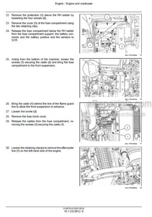 Photo 7 - Case 1030 Comfort King Series Service Manual Draft O Matic Tractor 9-76931