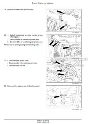 Photo 9 - Case 115 115CVT 125 125CVT 135 135CVT 145 145CVT 150 Maxxum Multicontroller Tier 4B Final Service Manual Tractor 47938724