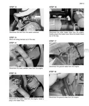 Photo 7 - Case 1190 1290 1390 1194 1294 1394 Service Manual Tractor 8-23963R0