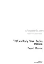 Photo 5 - Case 1200 Early Riser Repair Manual Planter 87644966